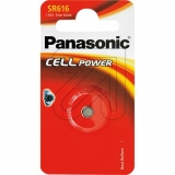 Panasonic<br>Knopf-Zelle SR-616EL/1B (321)<br>Artikel-Nr: 376170