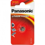 Panasonic<br>button cell CR1025EL/1B<br>Article-No: 376180