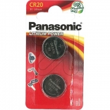 Panasonic<br>Knopfzelle CR-2025EL/2B<br>-Preis für 2 Stück<br>Artikel-Nr: 376210