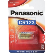 Panasonic<br>Foto-Batterie CR-123AL/1BP<br>Artikel-Nr: 376520