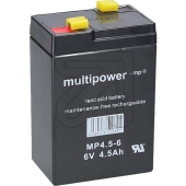 multipower<br>Bleiakku LCR 6-4/6V 142050/147825<br>Artikel-Nr: 376670