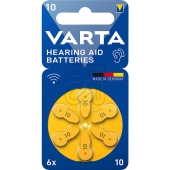 VARTA<br>Hörgerätebatterien Typ 10 24610101416<br>-Preis für 6 Stück<br>Artikel-Nr: 376915