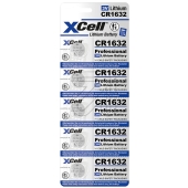 XCell<br>Lithium-Knopfzelle CR 1632 XCell<br>-Preis für 5 Stück<br>Artikel-Nr: 377555