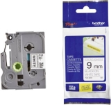 Brother<br>Label tape Brother 9mm x 8m white/black<br>Article-No: 4977766693325