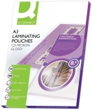 Q-Connect<br>Laminating pouch A3 125mic KF04124<br>-Price for 100 pcs.<br>Article-No: 5705831041240