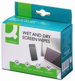 Q-Connect<br>wet/dry cleaning cloths<br>-Price for 40 pcs.<br>Article-No: 5706002321482