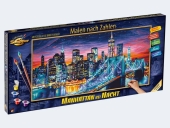 Simba<br>Malen nach Zahlen Manhattan bei Nacht 80x40cm<br>Artikel-Nr: 4000887928622