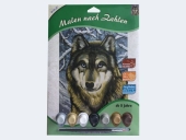 Mammut<br>Malen nach Zahlen 24x34cm Wolf 7 Farben<br>Artikel-Nr: 4029059110368