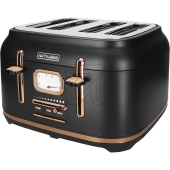 Muse<br>Stainless steel toaster black MS-131 BC Muse<br>Article-No: 436430