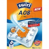Swirl<br>A08/A09 MicroPor dust bag<br>-Price for 4 pcs.<br>Article-No: 452080