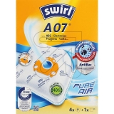 Swirl<br>Dust bag Swirl A 07 MicroPor Plus Green<br>-Price for 4 pcs.<br>Article-No: 452090