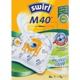 Swirl<br>Dust bag Swirl M 40/54 MicroPor Plus Green<br>-Price for 4 pcs.<br>Article-No: 452395