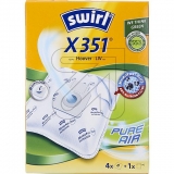Swirl<br>Dust bag Swirl X 350/351 MicroPor<br>-Price for 4 pcs.<br>Article-No: 452545