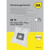 EGB<br>Dustbag XB 15<br>-Price for 5 pcs.<br>Article-No: 454065