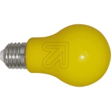 LEDmaxx<br>LED Lampe Glühlampenform E27 3W gelb A27GE36<br>Artikel-Nr: 528345