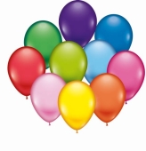 Karaloon GmbH<br>Luftballons rund bunt sortiert 100Stück 23-25cm G09099<br>-Preis für 100 Stück<br>Artikel-Nr: 4250554602328