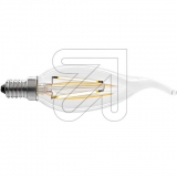 SIGORLED-Filament Kerze E14 4W kl. windst.6134101 6111701/6101201Artikel-Nr: 534130