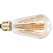 SIGOR<br>LED-Filament Rustica E27 7W gold 6136901 6114501<br>Artikel-Nr: 534240
