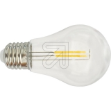 EGB<br>LED Filamentlampe A60 E27 2W 190lm 2700K klar IP44<br>Artikel-Nr: 541355