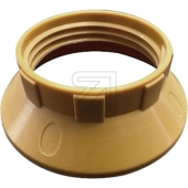 electroplast<br>Iso socket ring E14 gold 160K-13<br>-Price for 5 pcs.<br>Article-No: 604620
