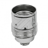 electroplast<br>Metal socket E27 chrome conical shape<br>-Price for 5 pcs.<br>Article-No: 605020