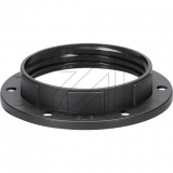 electroplast<br>Iso-Fassungs-Ring E27 schwarz<br>-Preis für 5 Stück<br>Artikel-Nr: 605610