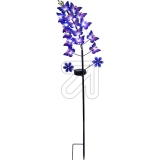 Näve<br>LED-Solarleuchte Viola mit Erdspieß 4136424 violett<br>Artikel-Nr: 620655