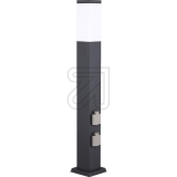 G & L GmbH<br>Energy/light column anthracite with 2 sockets 400166140<br>Article-No: 629340