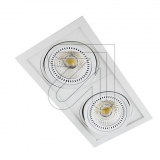 Licht 2000<br>LED recessed spotlight Kardan white 2-flames 5000K 40W 20146<br>Article-No: 630230