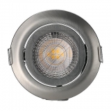 Rolux Leuchten<br>LED-Einbaustrahler stahl 3000K 5W, DF-9243-4 0150924336 ( DF-9243-3)<br>Artikel-Nr: 630790