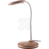 Nino Leuchten<br>LED table lamp wood look Carmen 3.5W 52290146<br>Article-No: 631455