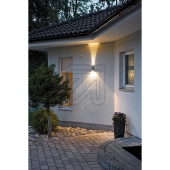 Konstsmide<br>LED wall light IP44 3000K 2x3W anthracite 7911-370<br>Article-No: 632890