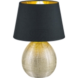 TRIO<br>Ceramic table lamp Luxor gold/black R50631079<br>Article-No: 637305