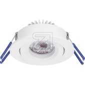 SIGOR<br>LED recessed spotlight Ra<90, 7W 2700K, white 230V, beam angle 36°, swiveling, dimmable, 5423001<br>Article-No: 640405