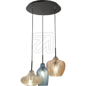 FABAS LUCE<br>Pendant lamp Olbia amber, azure blue, yellow 3725-47-363<br>Article-No: 641100