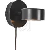 nordlux<br>Wall light Clyde black 1-flag. 2010821003<br>Article-No: 641490