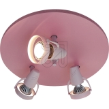 niermann STAND BY<br>Ceiling spotlight 3-flame GU10 pastel rose 6007<br>Article-No: 642095