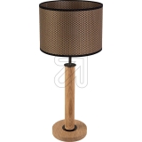 SPOT light<br>Textile table lamp Benita oak/brown-gold-black 7017400811552<br>Article-No: 642570