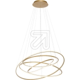 Paul Neuhaus<br>CCT LED pendant light Tessara brass matt 97W 2700K-5000K 2124-60<br>Article-No: 642840