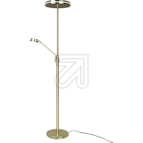 TRIOLED floor lamp Franklin brass 2-flames 35W/6.5W 3000K 426510208Article-No: 643150