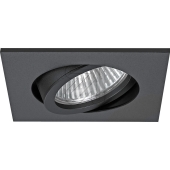 BRUMBERG Leuchten GmbH & Co. KG<br>LED recessed spotlight Loop square, black pivotable, 27065180<br>Article-No: 644395