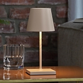 SIGORLED battery-powered table lamp Nuindie mini dune beige 4547301 USB-CArticle-No: 644615