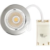 nobilé AG<br>LED recessed spotlight, round, 8W 4000K, chrome 230V, beam angle 38°, swiveling, dimmable, 1867050213<br>Article-No: 645420