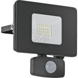 EGLO Leuchten<br>LED-Strahler schwarz mit BWM 5000K 20W IP44 97461<br>Artikel-Nr: 645565