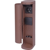 Die Bold GmbH<br>Socket tower rust-colored IP44 2-way socket 10633<br>Article-No: 645725