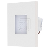 EVN<br>LED recessed wall light IP44, 1.8W 4000K, white 230V, 65lm, stainless steel, square, LQ41840W<br>Article-No: 650355