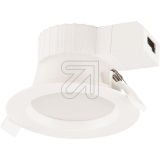 EVN<br>LED recessed downlight opal IP54, 5/7.5W CCT, white 230V, beam angle 100°, DSM54070125<br>Article-No: 651380