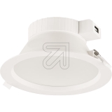 EVN<br>LED recessed downlight opal IP54, 14.5/20W CCT, white 230V, beam angle 100°, DSM54200125<br>Article-No: 651390