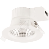 EVN<br>LED recessed downlight IP54, 5/7.5W CCT, white 230V, beam angle 90°, DSR54070125<br>Article-No: 651520