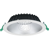 Sylvania<br>LED recessed downlight IP44 UGR<19, 24W 4000K, white 230V, beam angle 70°, 0030507<br>Article-No: 651970